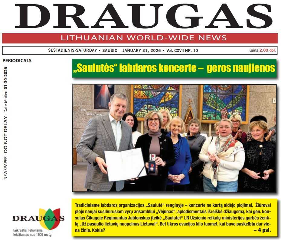 Good news at the "Saulutė" charity concert