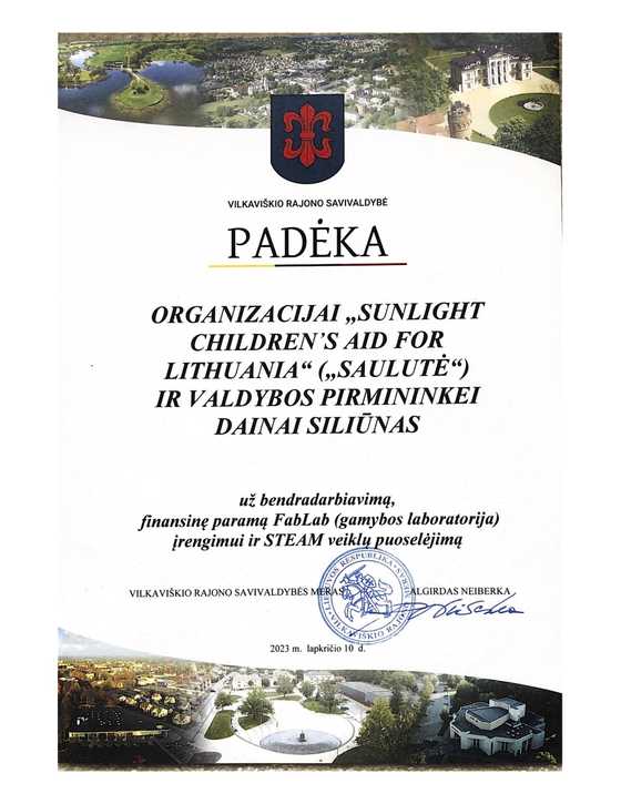 Vilkaviškio rajono savivaldybė 10/10/2023