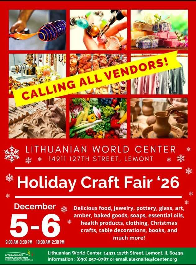 Stop by the Saulute Table Dec 5-6, 2026